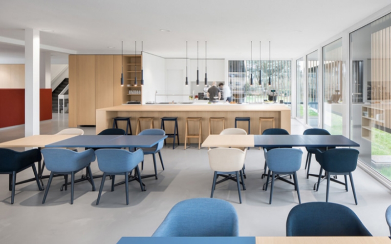 上海青浦1800平極簡風格辦公室設計裝修